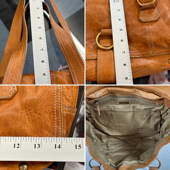 MIU MIU by Prada shoulder satchel vintage leather classic prada brass   #H90 - Picture 4 of 5